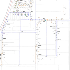 Utilities and roads
