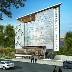 Commercial complex 3D architectural animation