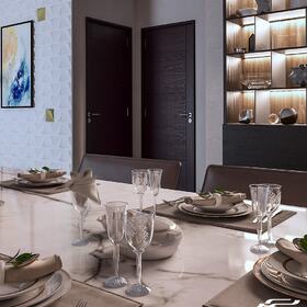 Living room 3D architectural visualization