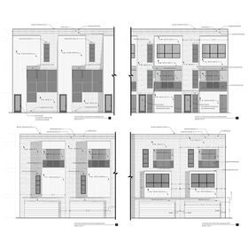 Condo complex architectural drawings