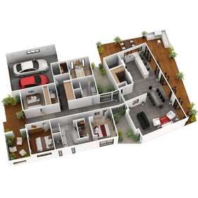 House architectural floor plan