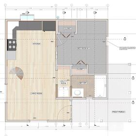 Residential house floor plan