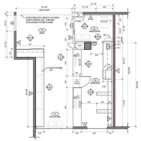 Private pharmacy construction drawings