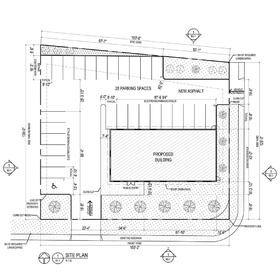 Commercial office design plan