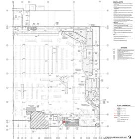 Grocery store construction drawings