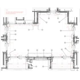 Retail space construction drawings