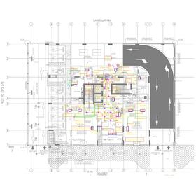 2D house CAD drawing