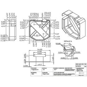 Assembly drawing of a machine part