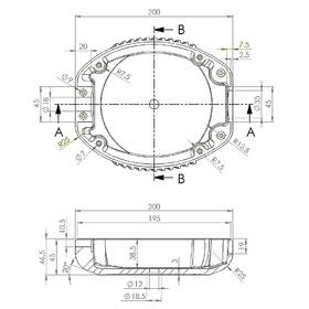 Casing CAD drawing