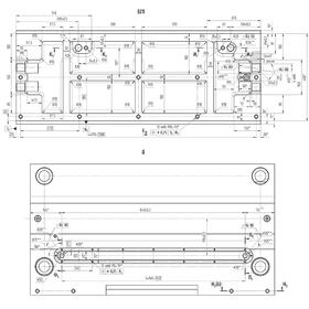 Explosion-proof electric motor CAD drawing