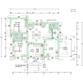 CAD floor plan