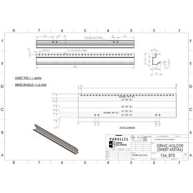 Sheet metal drive holder
