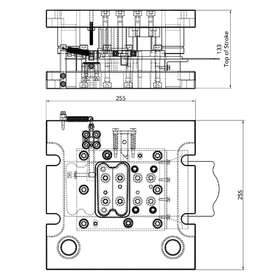 Press tool design