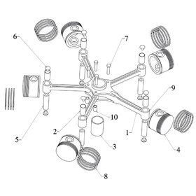 Radial engine assembly