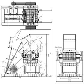 Plastic grinding machine