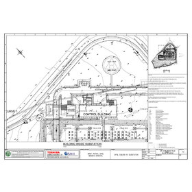 Site development plan PDF to DWG
