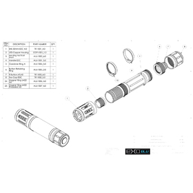 Tactical flashlight manufacturing design