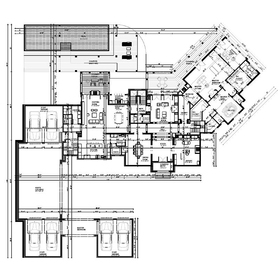 Luxury house site plan
