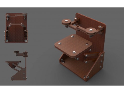 Wooden 3d printer