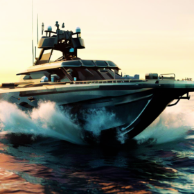 Personal marine craft rendering