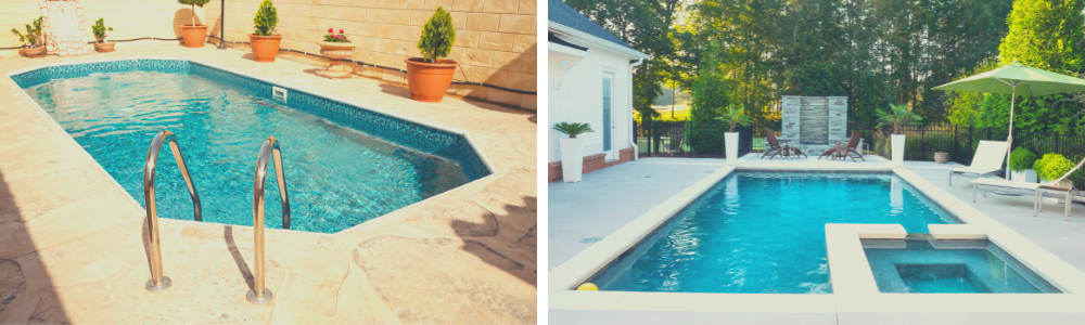 Outdoor Swimming Pool Rendering Design